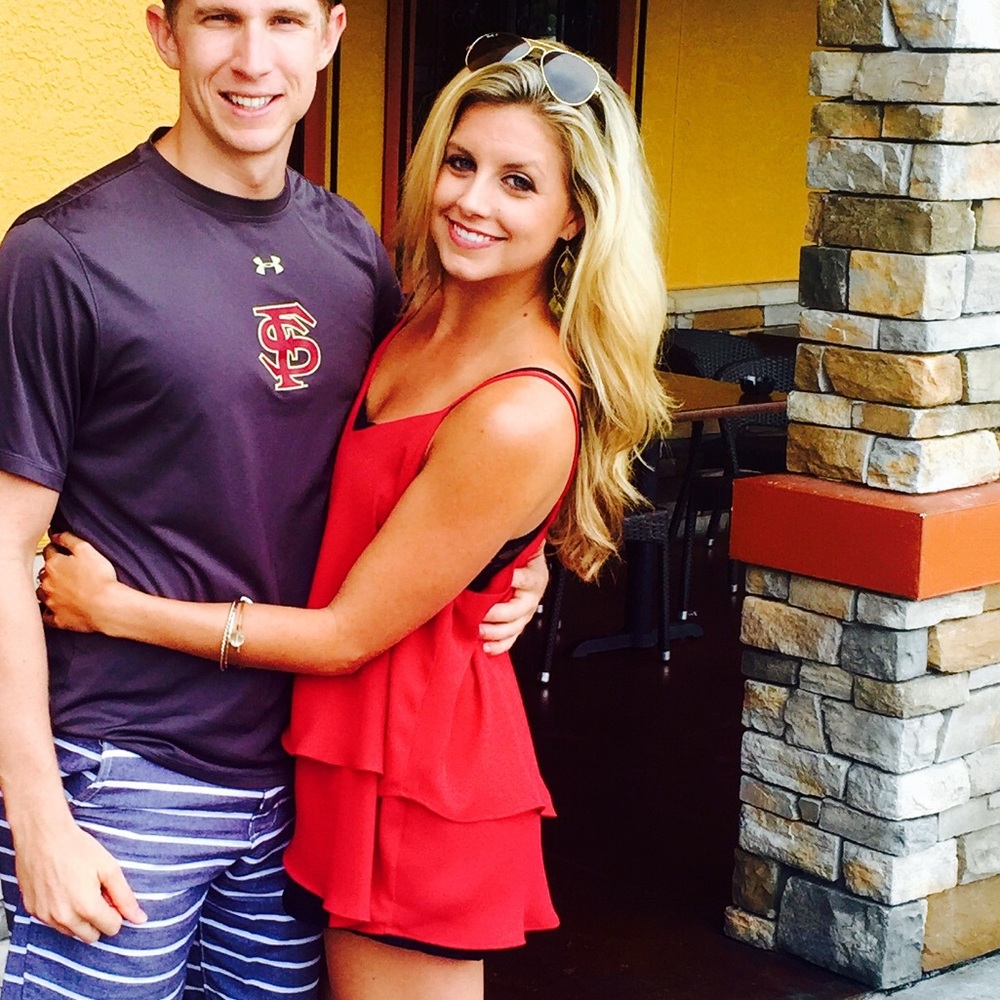 Red/garnet tank top
